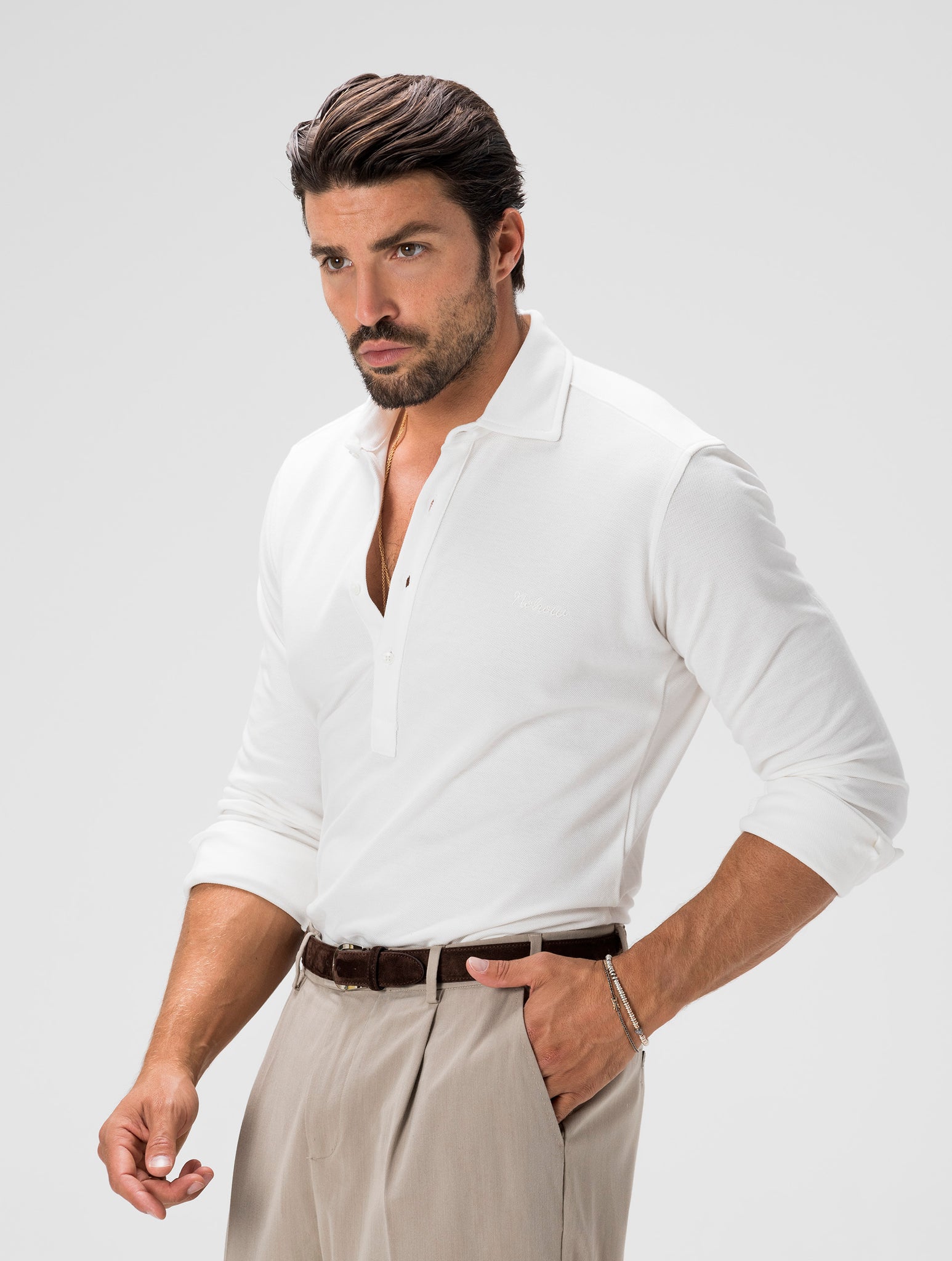 FARREL CAMICIA CASUAL BIANCA