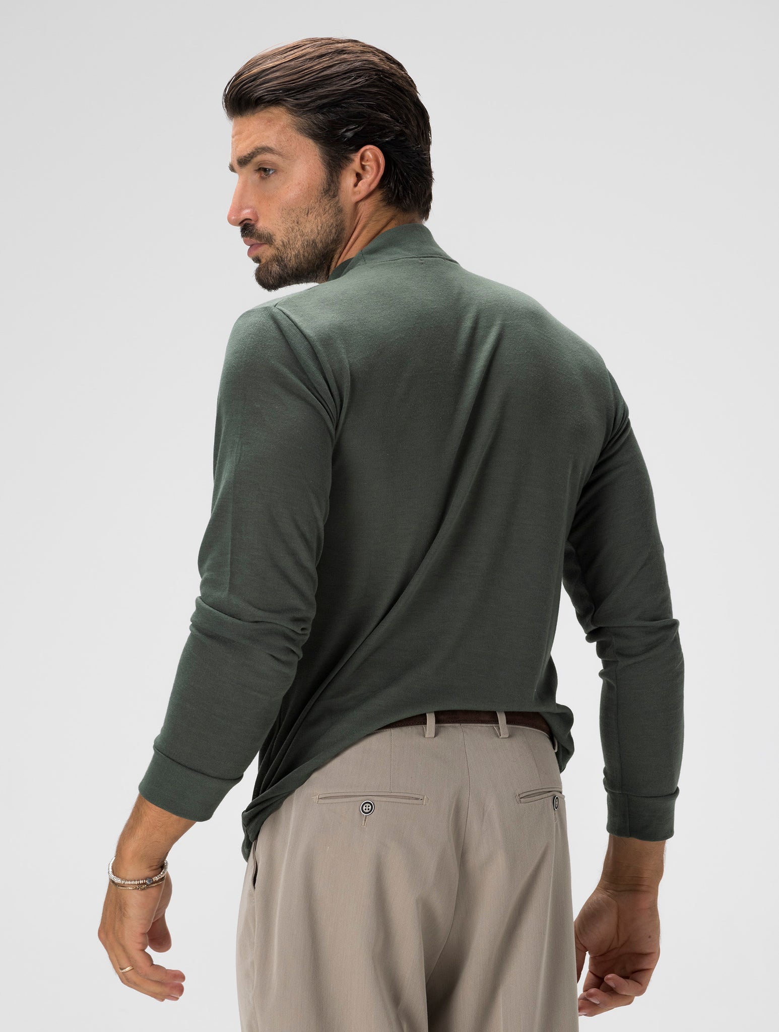 KAI ROLLNECK SWEATER IN GREEN