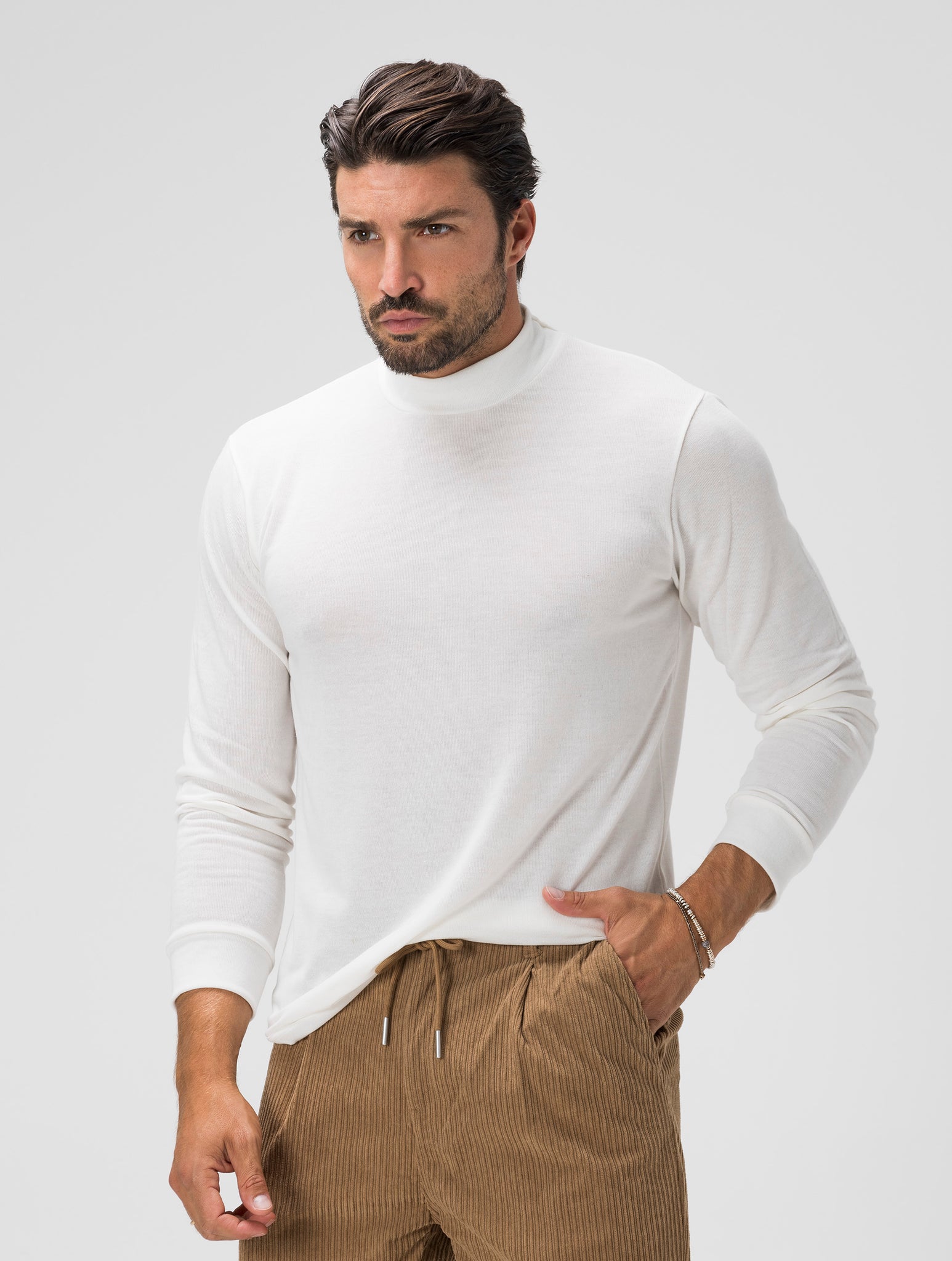 KAI ROLLNECK SWEATER IN CREAM