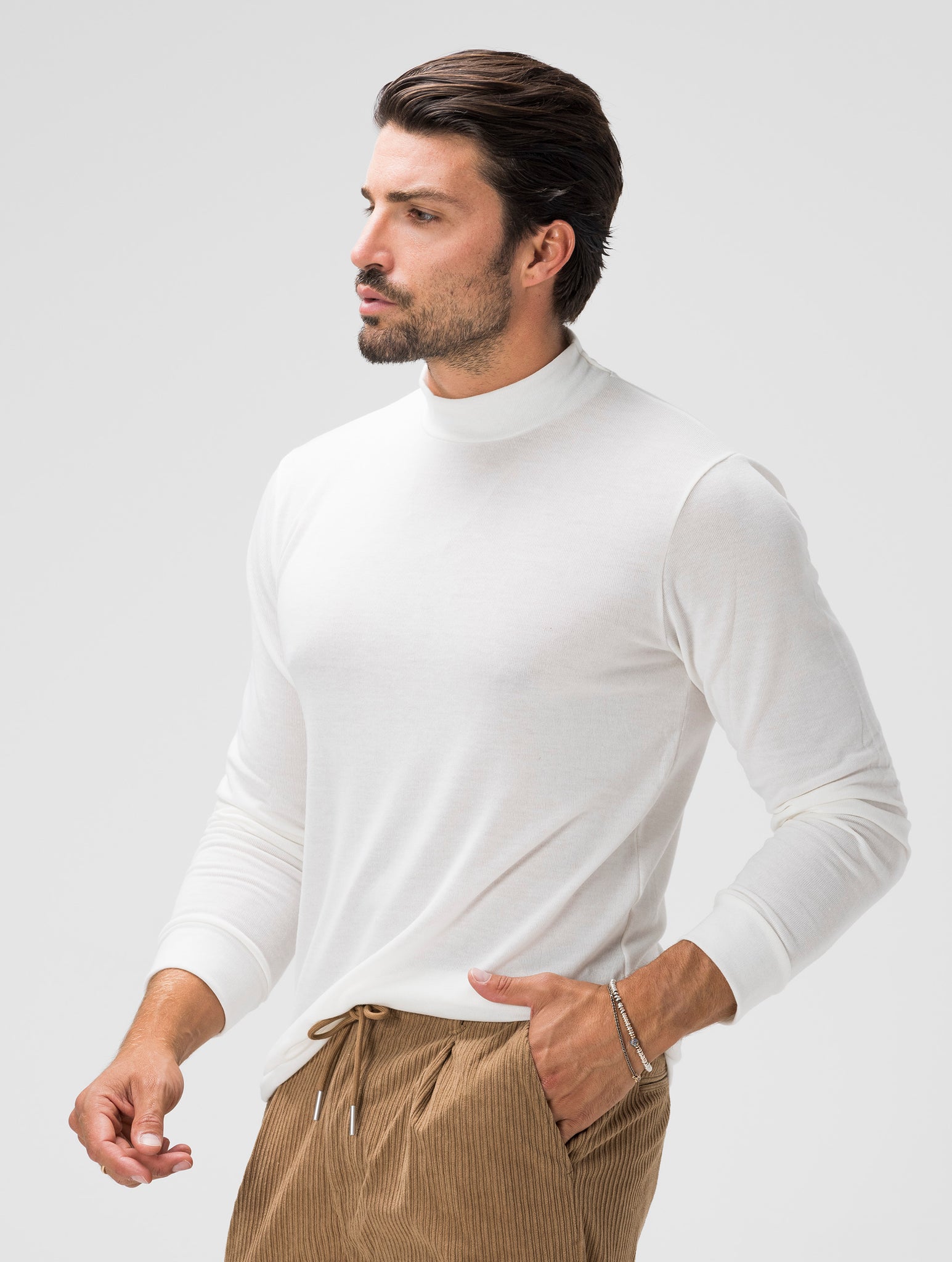 KAI ROLLNECK SWEATER IN CREAM