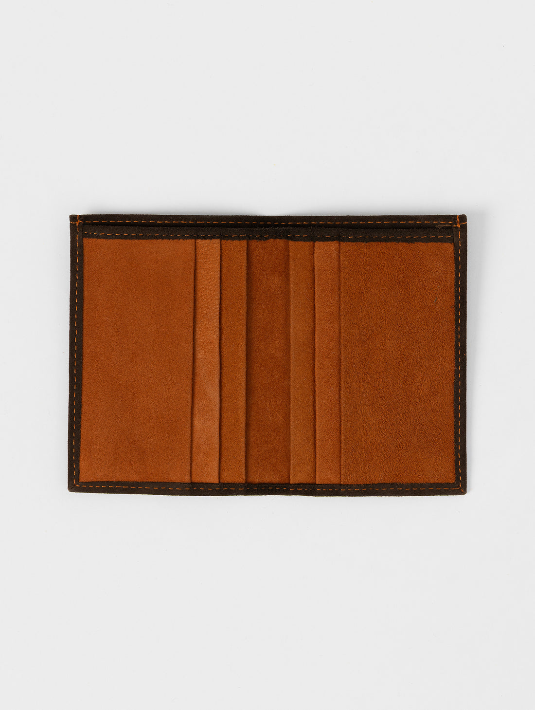 SUEDE WALLET IN BROWN