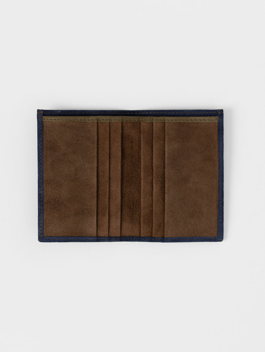 SUEDE WALLET IN BLUE
