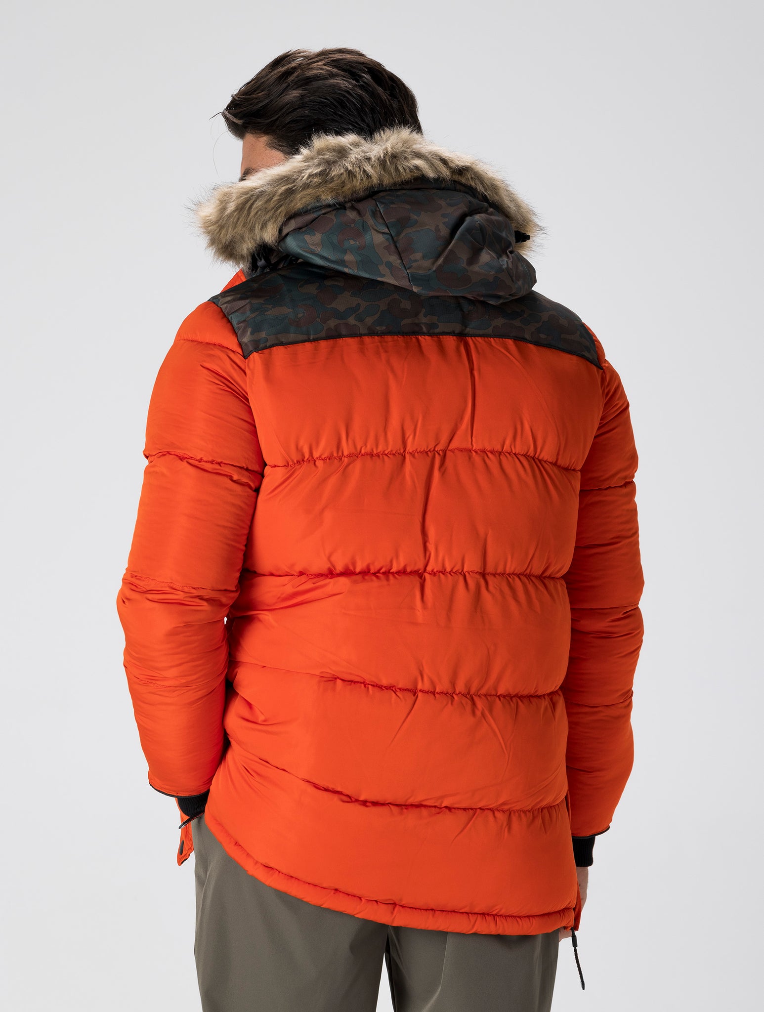 SD EXPLORER PARKA IN ORANGE