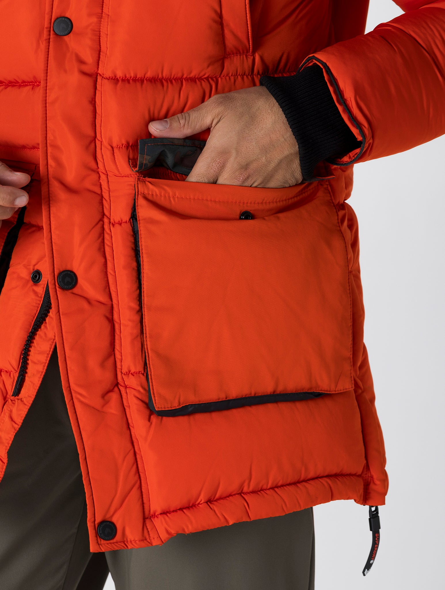 SD EXPLORER PARKA IN ORANGE