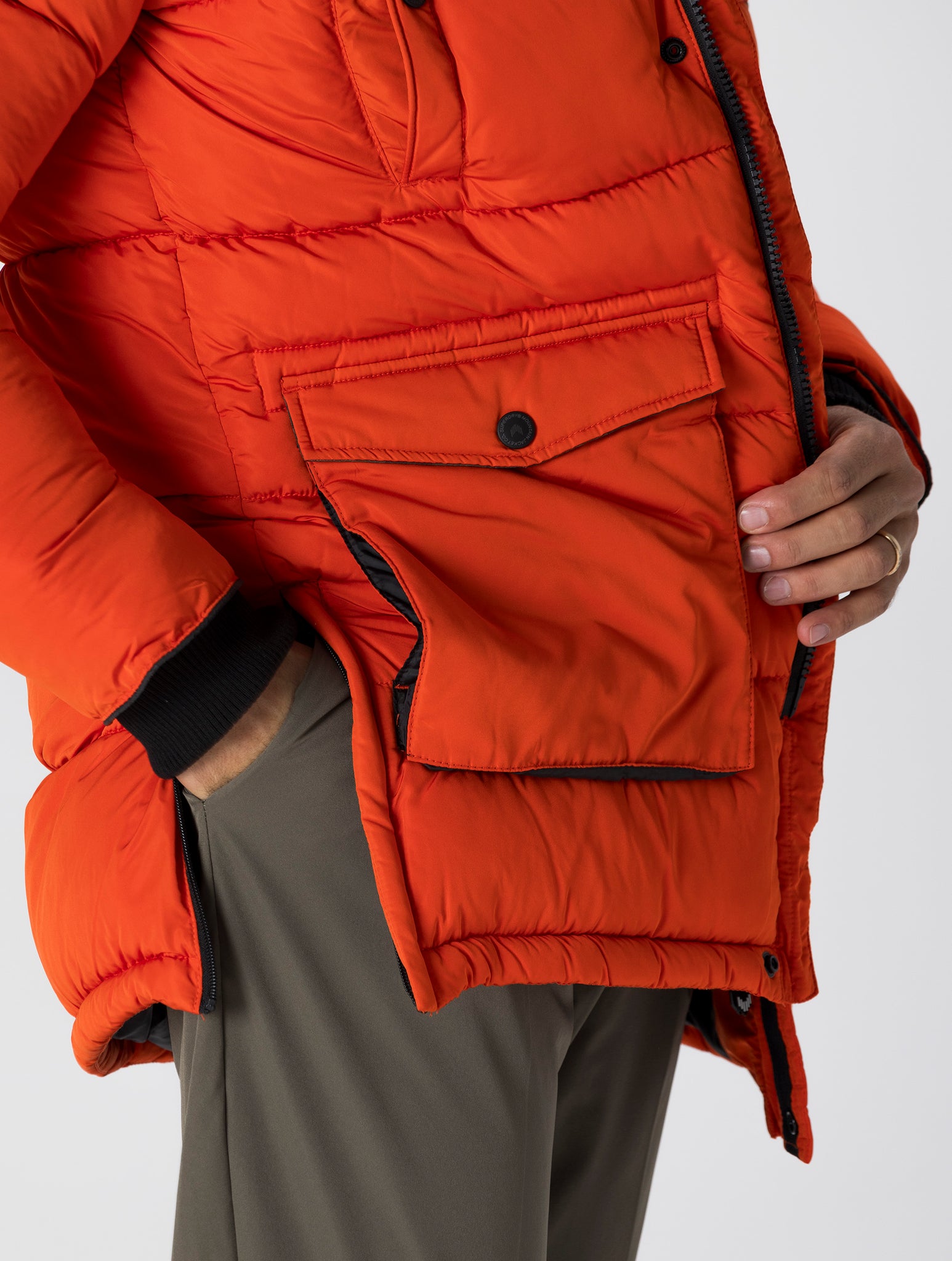 SD EXPLORER PARKA IN ORANGE