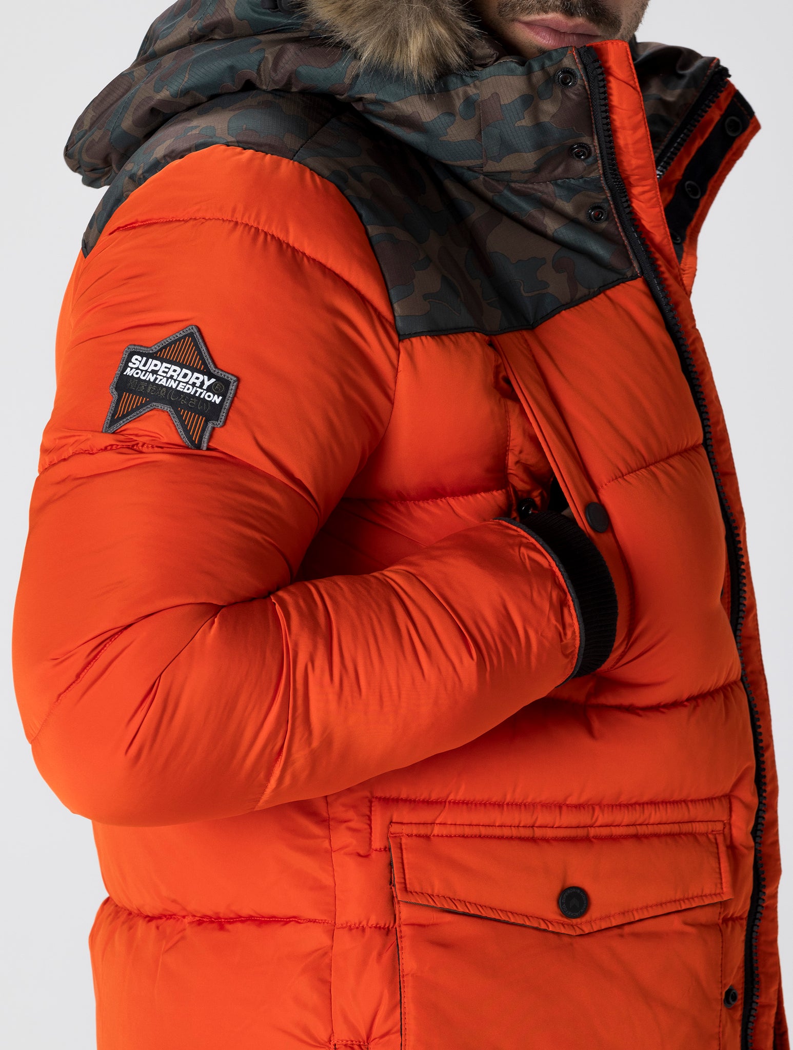 SD EXPLORER PARKA IN ORANGE