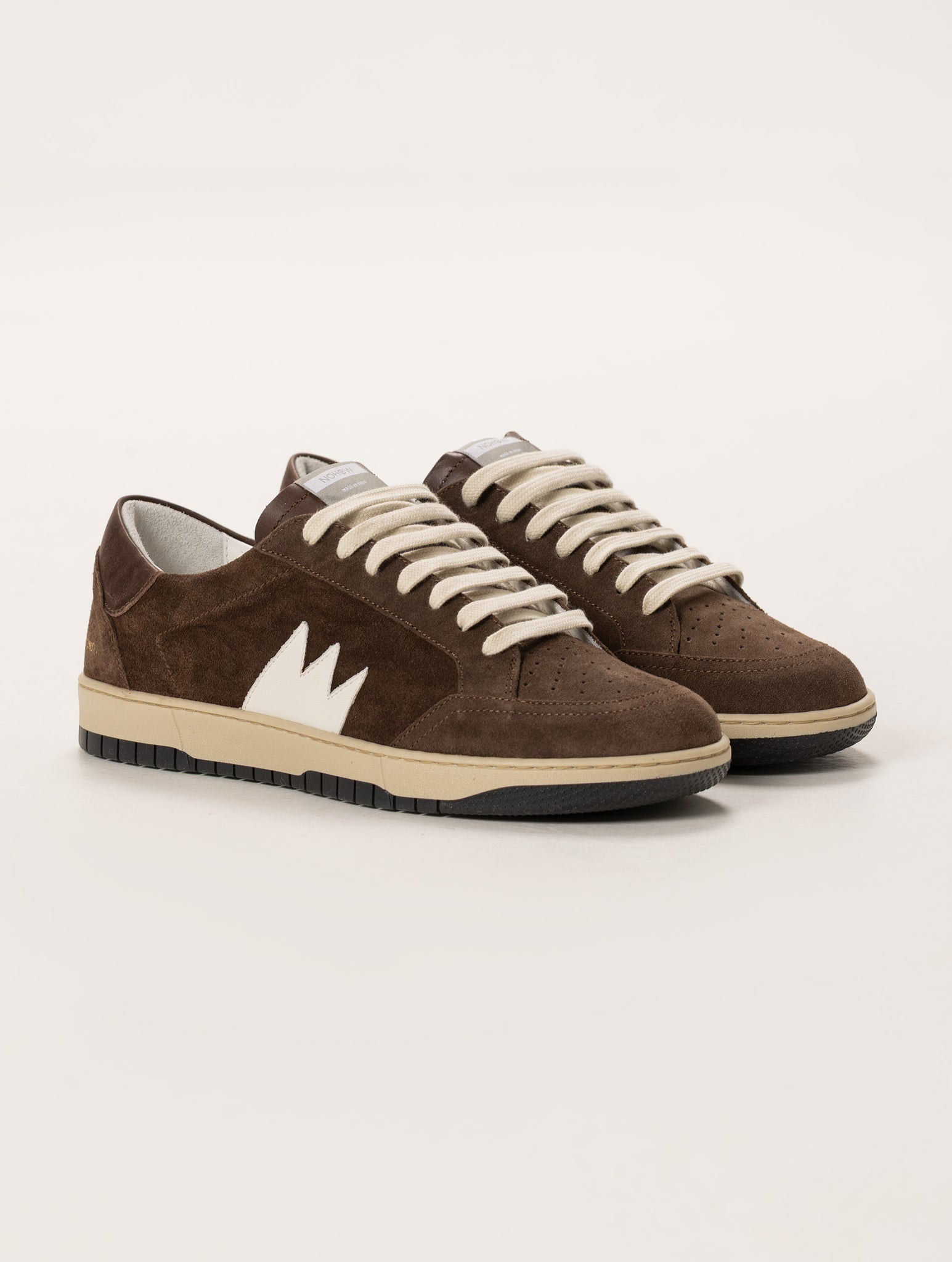 SUEDE SNEAKERS IN BROWN
