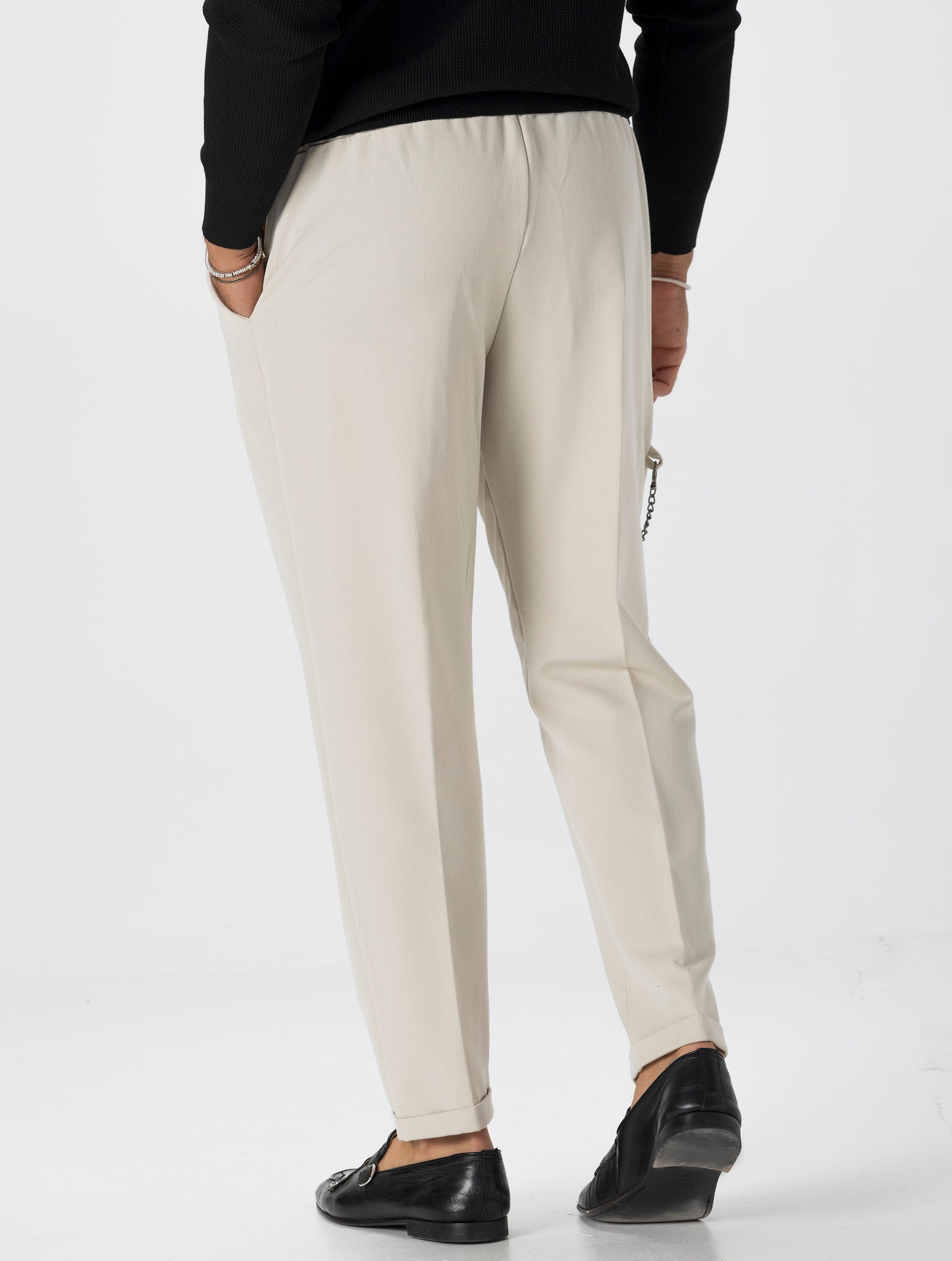 BARRIE PANTALONI CASUAL SABBIA