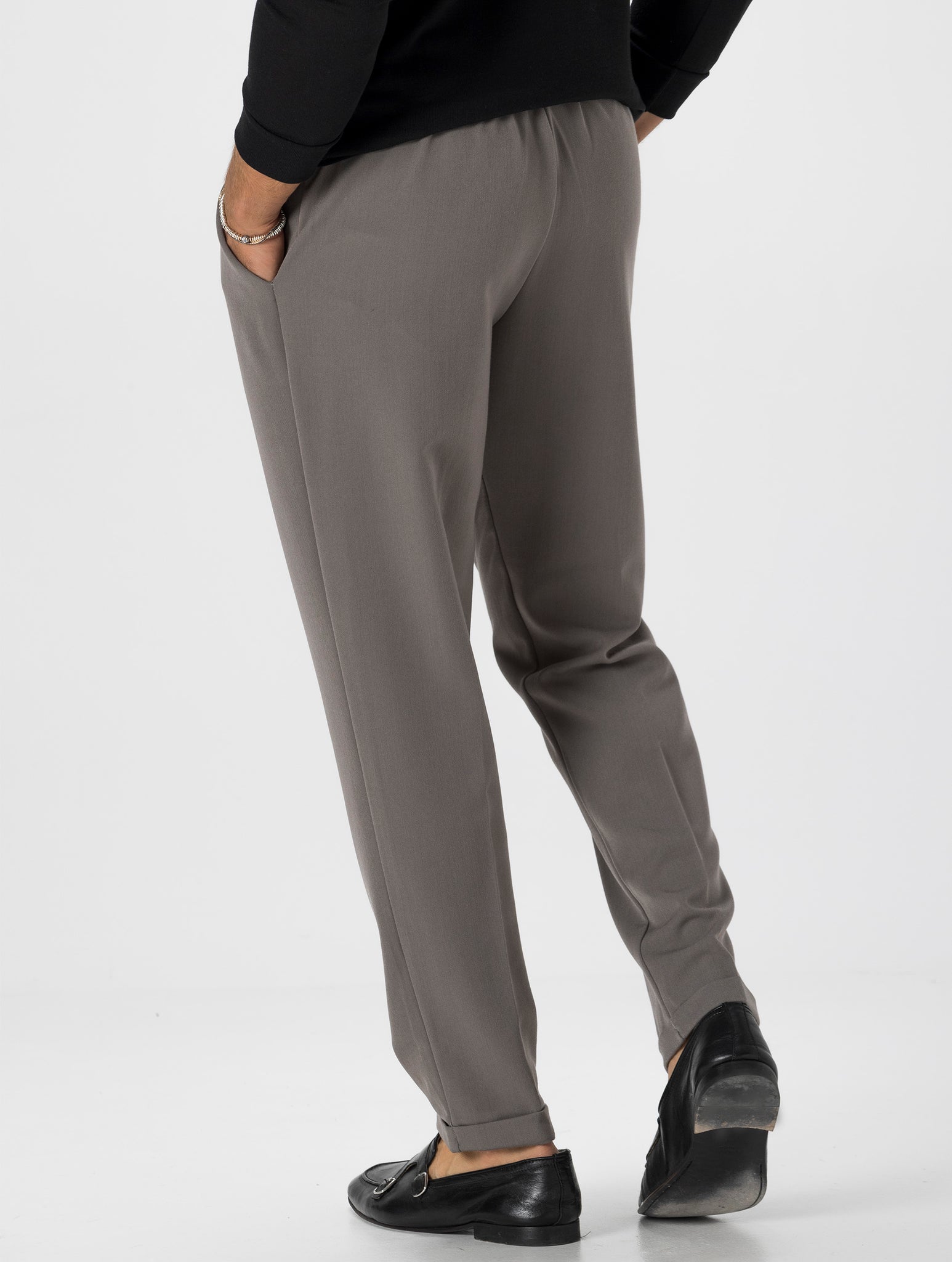 BARRIE PANTALÓN CASUAL BARRO