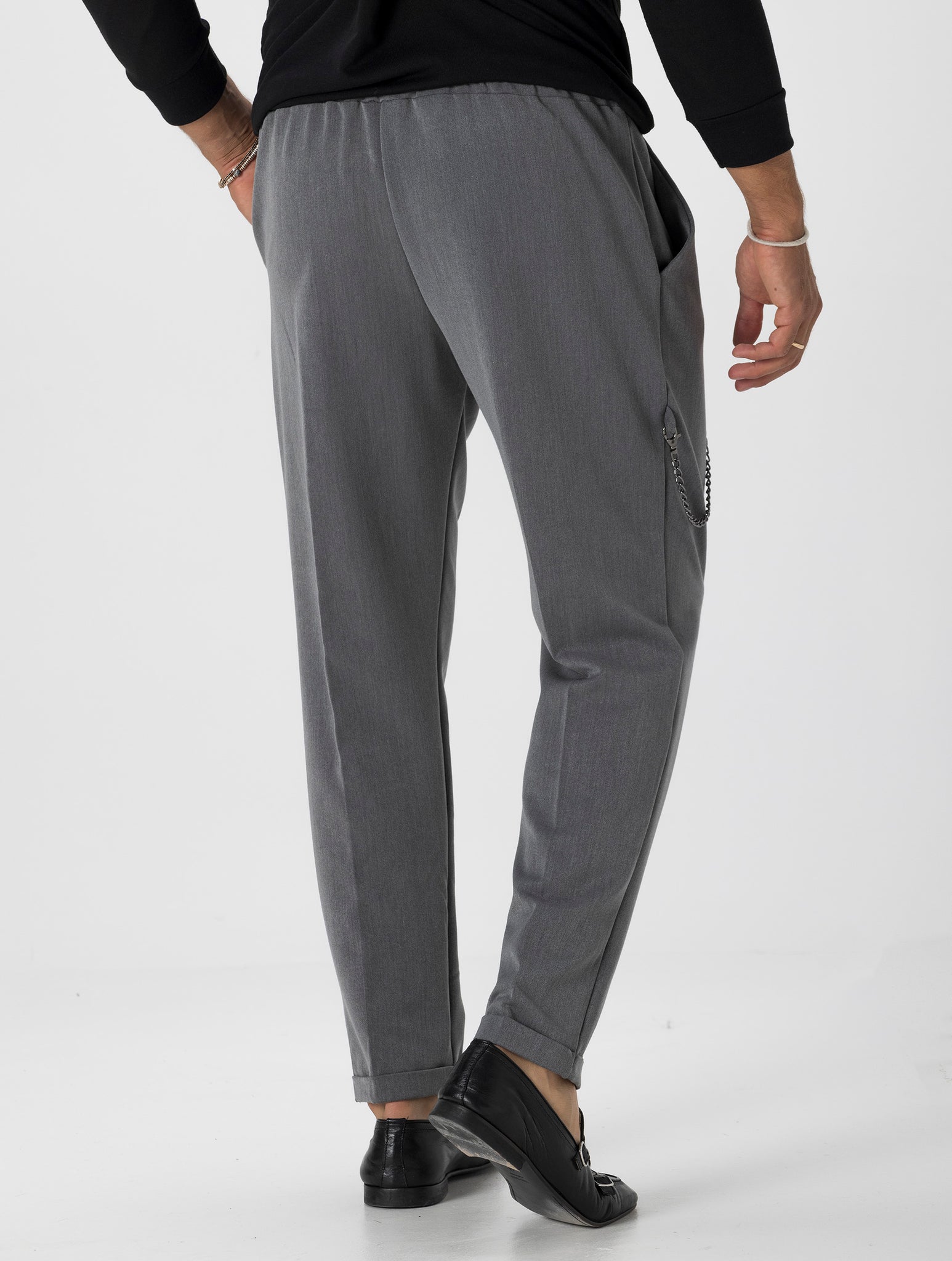 BARRIE PANTALON DÉCONTRACTÉ GRIS