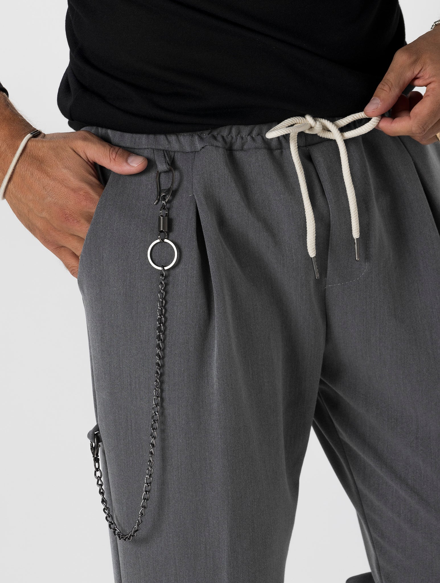 BARRIE PANTALON DÉCONTRACTÉ GRIS