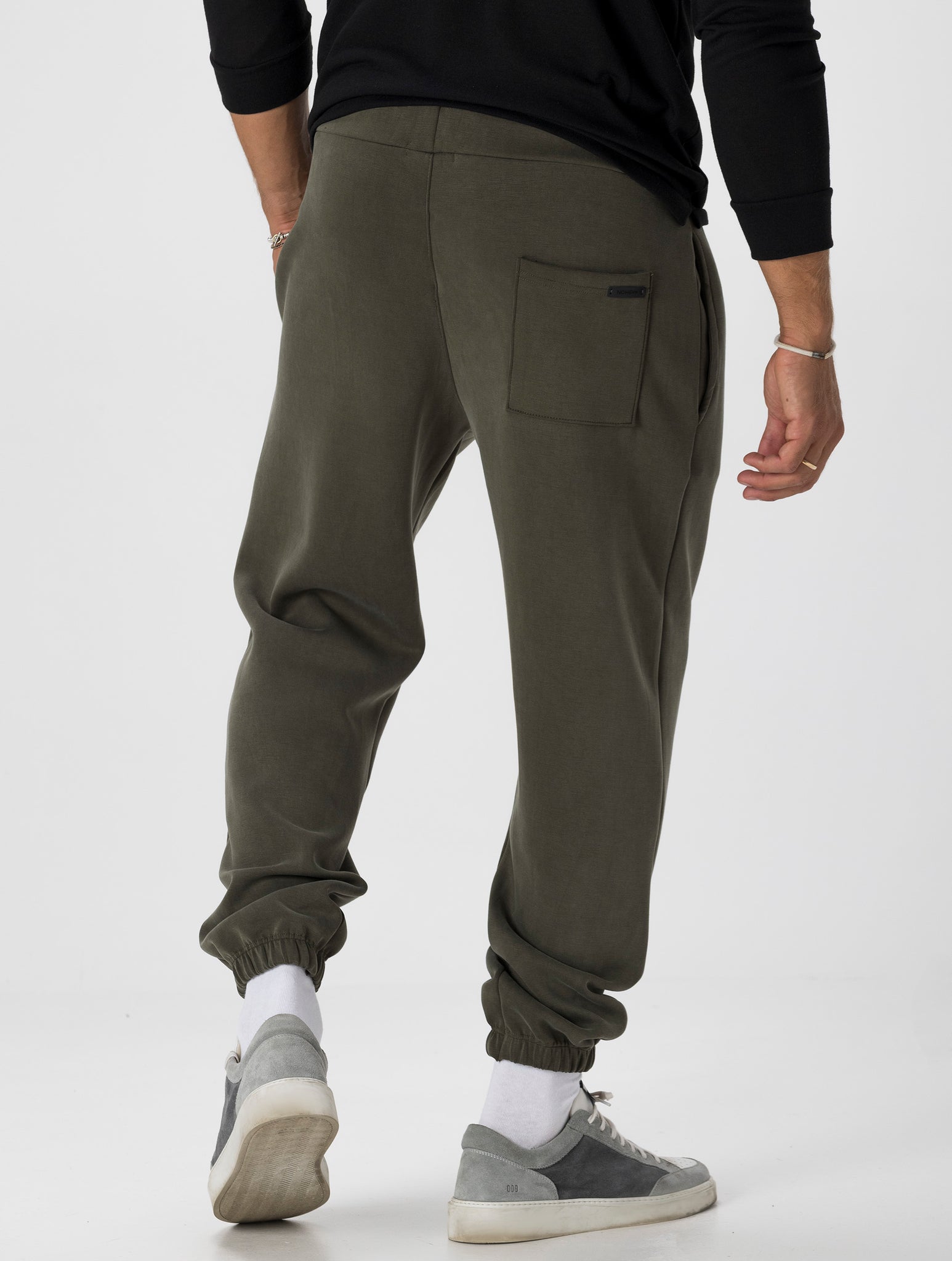 SHIRO PANTALONI TUTA VERDE MILITARE