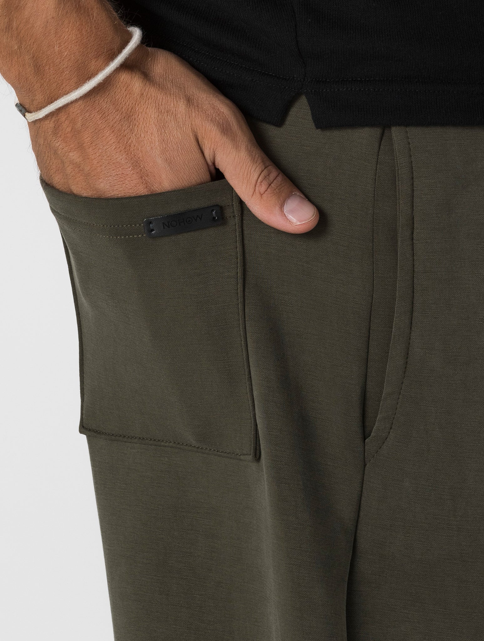 SHIRO PANTALONI TUTA VERDE MILITARE