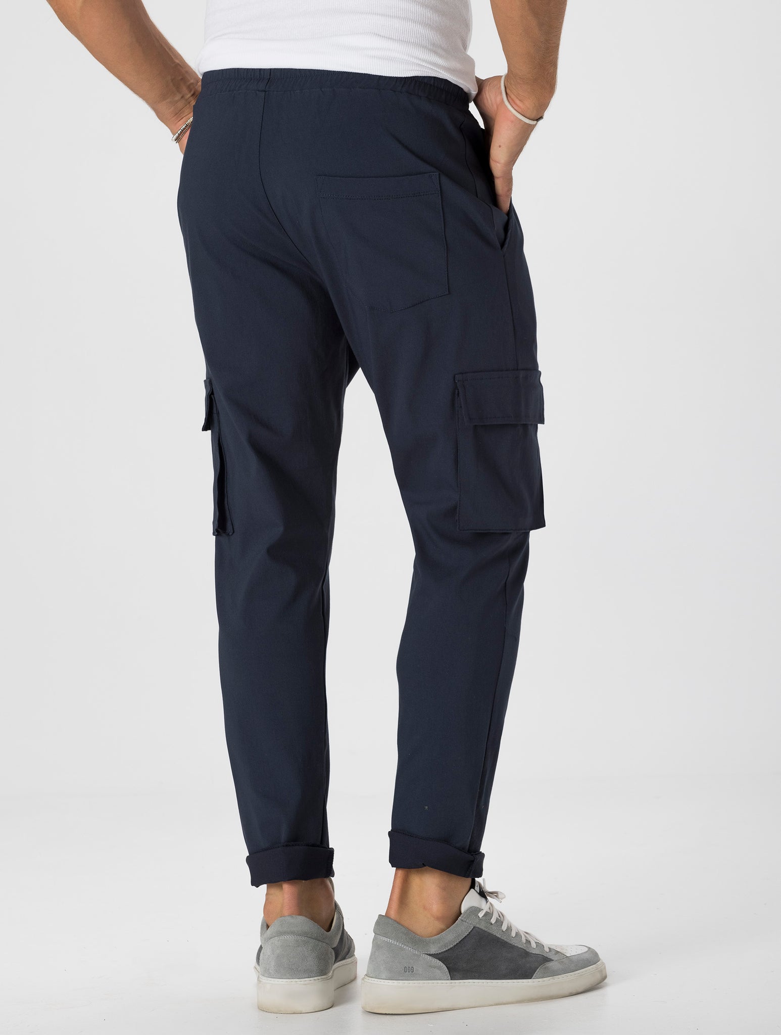 BRADFORD CARGO PANTS IN BLUE