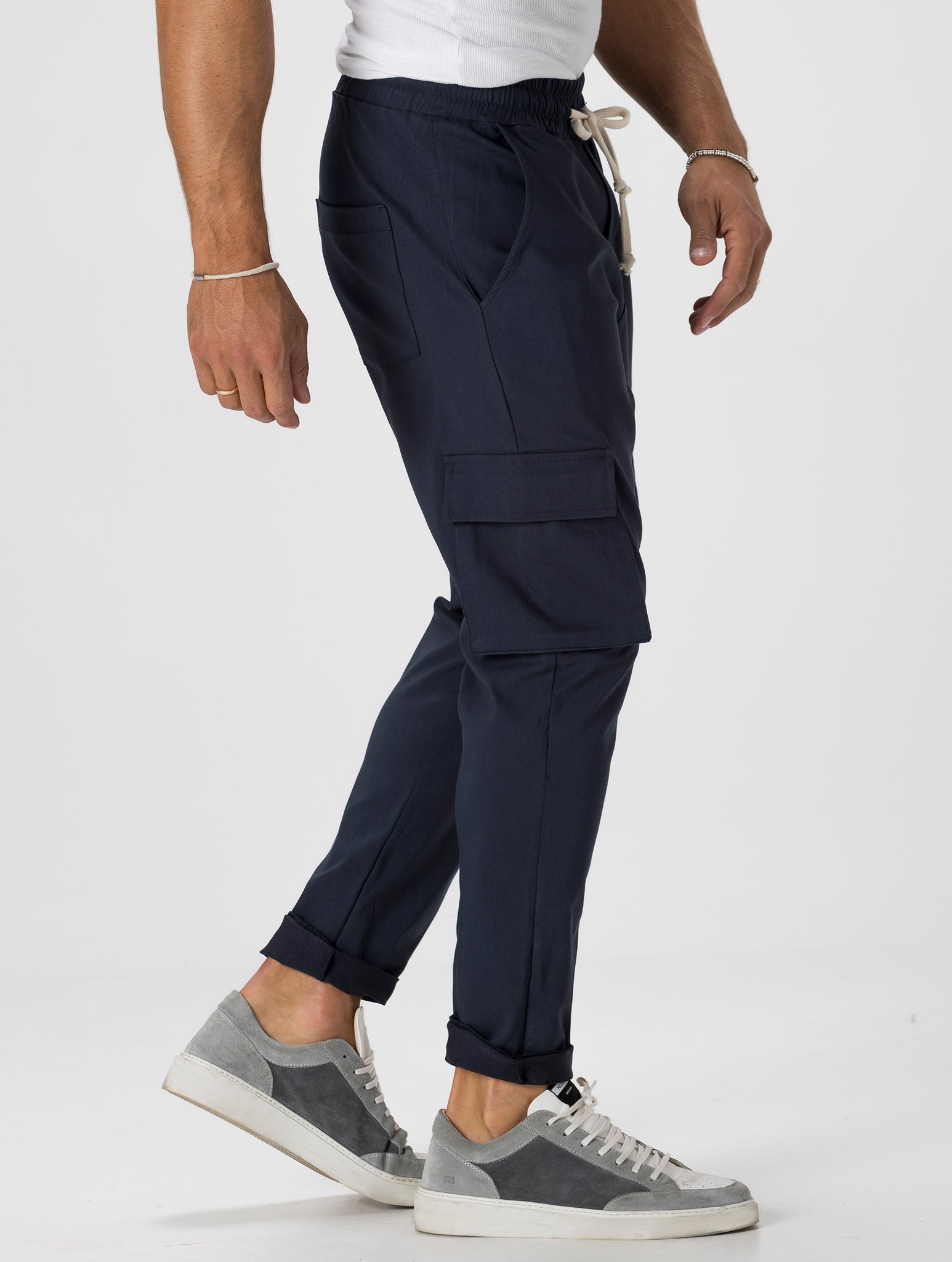 BRADFORD PANTALÓN CARGO AZUL