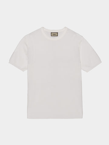 RAUL T-SHIRT EN MAILLE BLANCHE