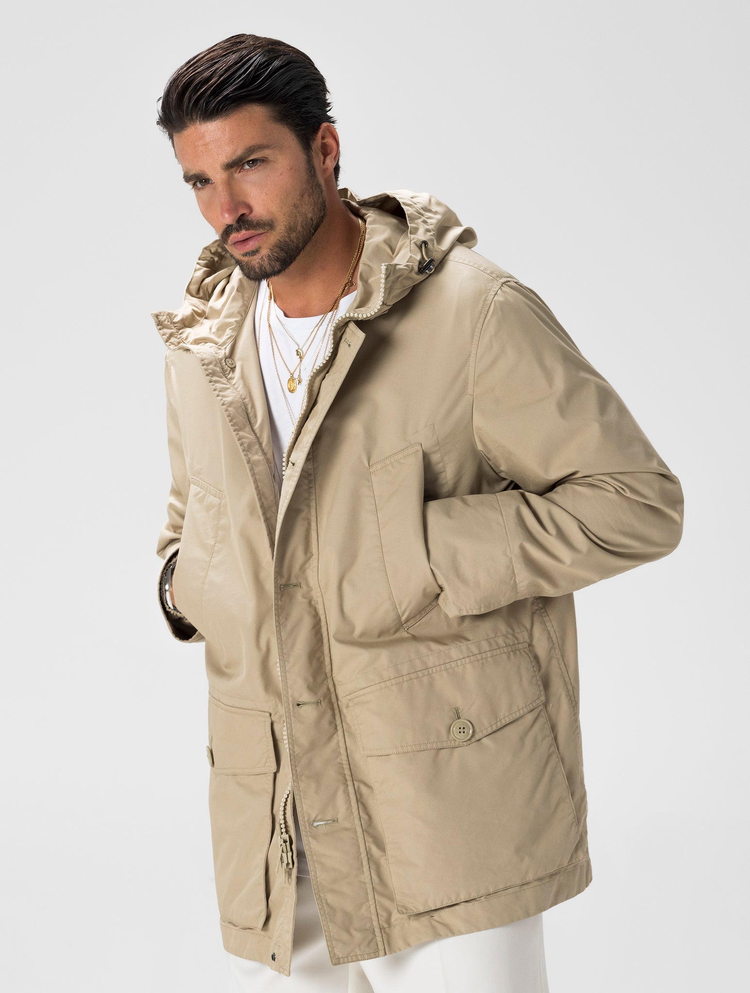 SUMMER PARKA EN MARRON CLAIR