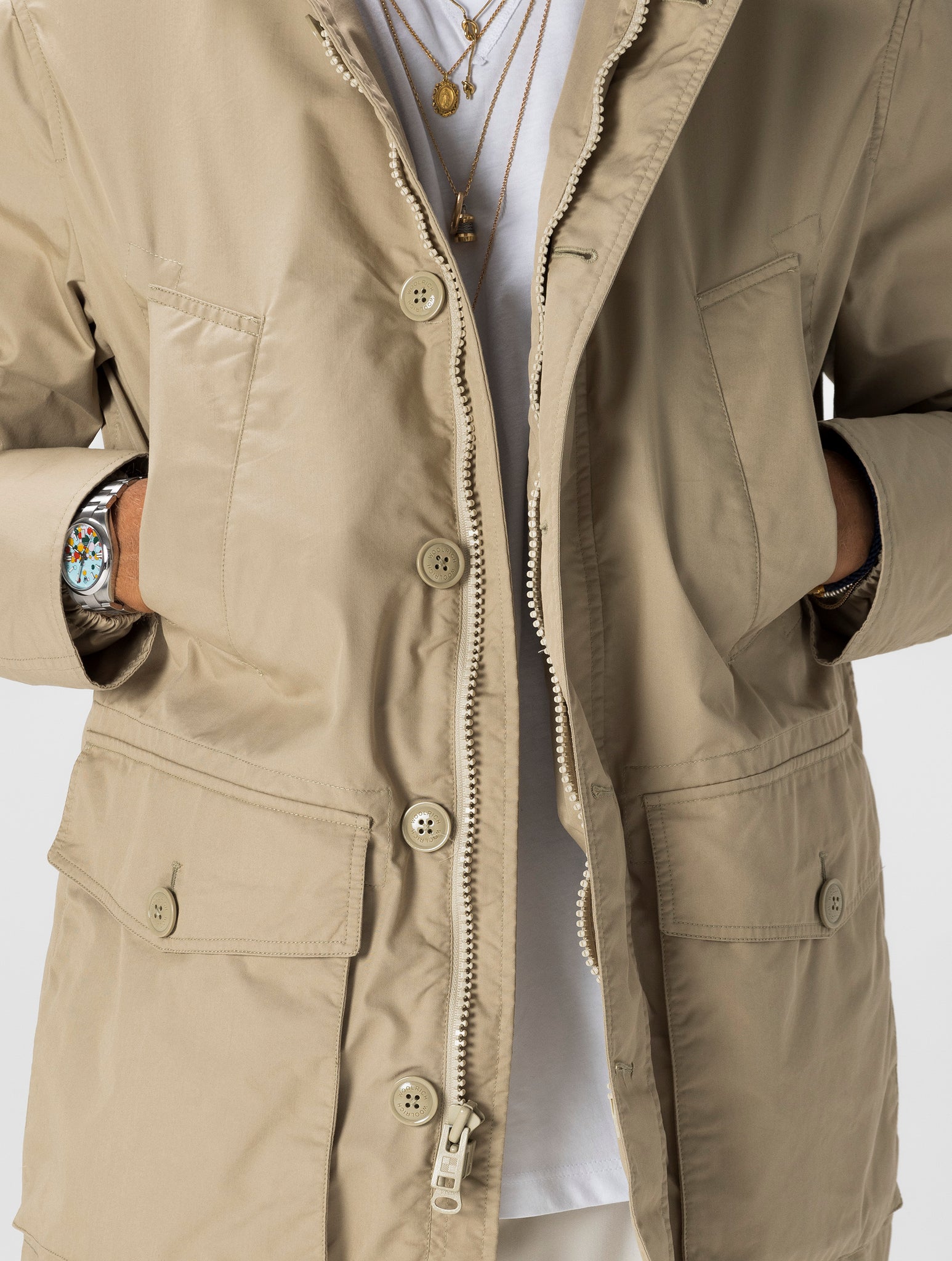 SUMMER PARKA EN MARRON CLAIR