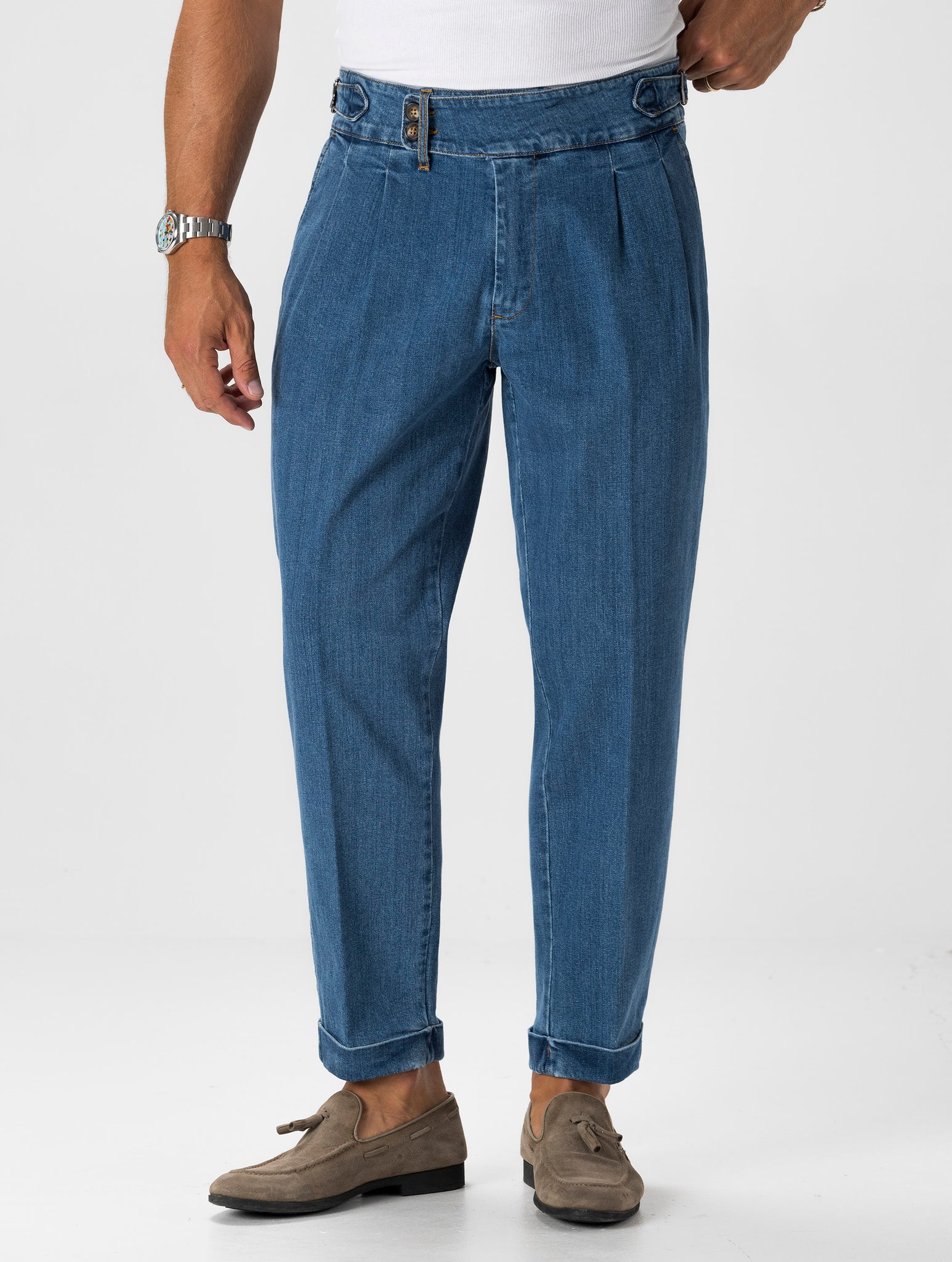 YUTA FORMAL JEANS IN LIGHT BLUE