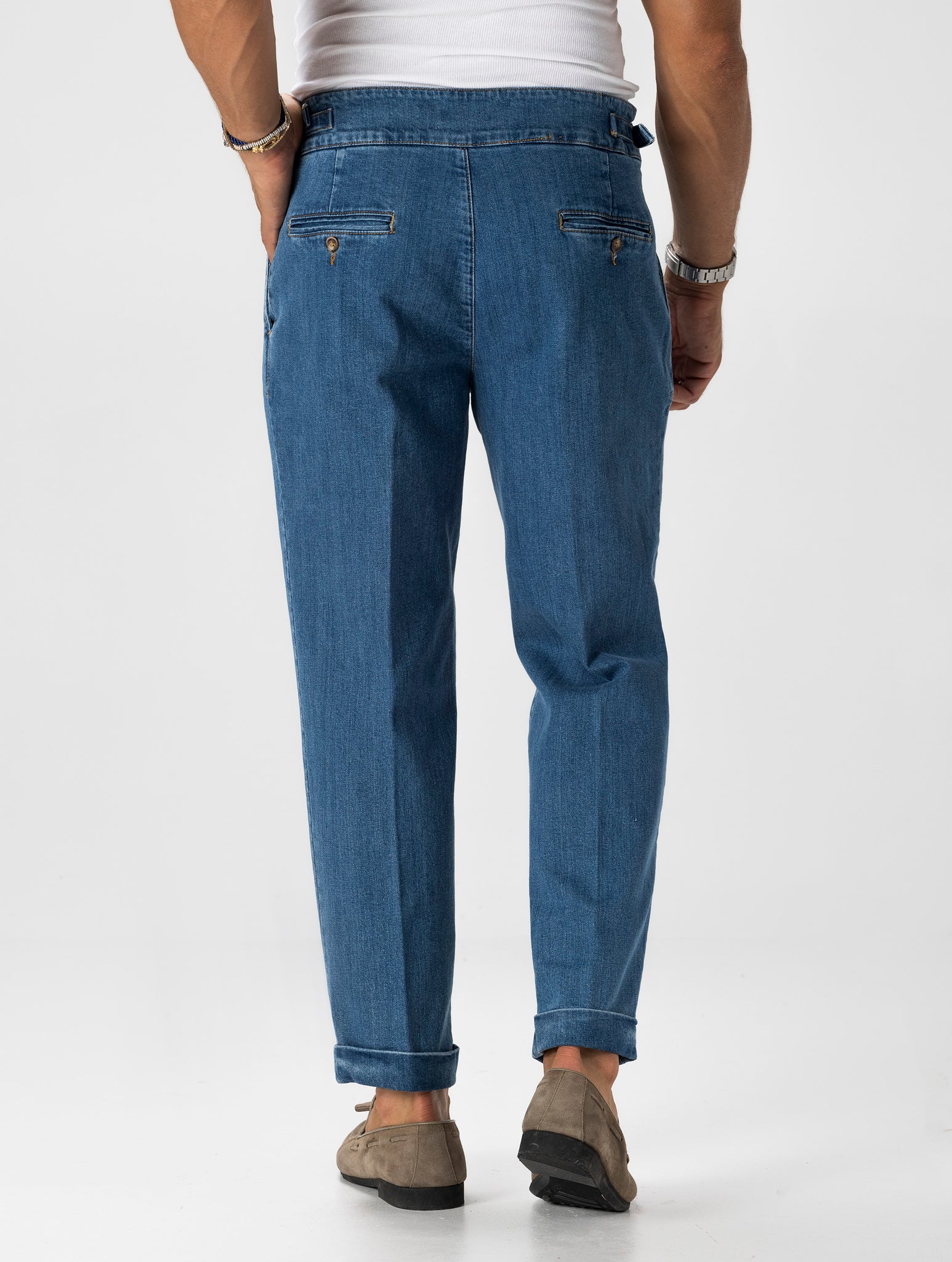 YUTA HELLBLAUE FORMELLE JEANS