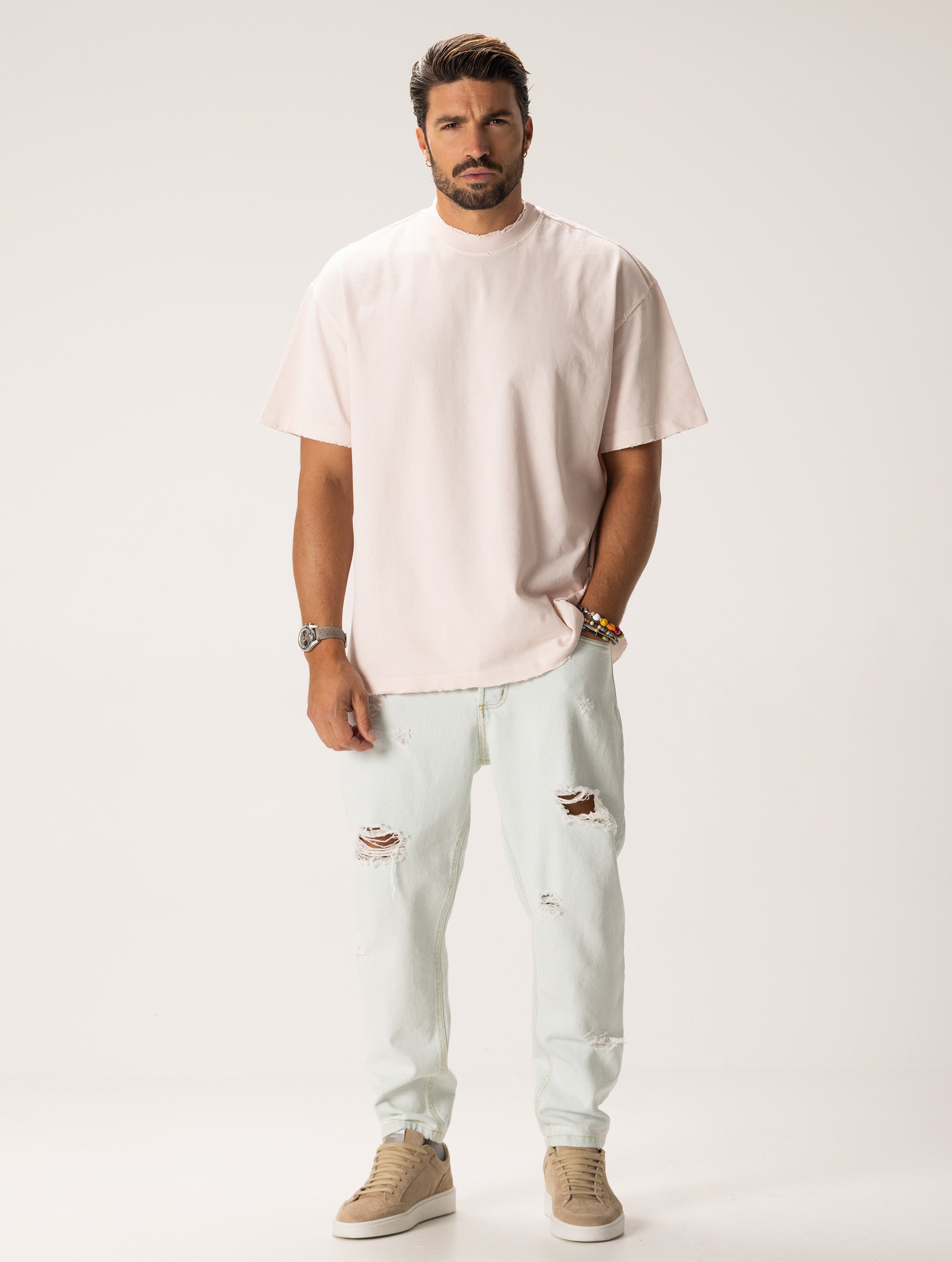 ARIZONA OVERSIZED T-SHIRT IN ROSE