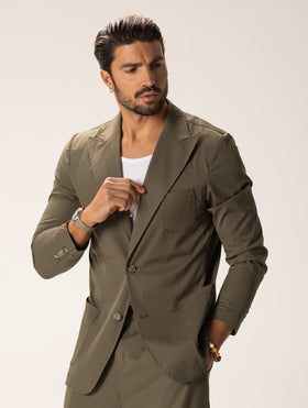 TECHNICAL BLAZER IN GREEN