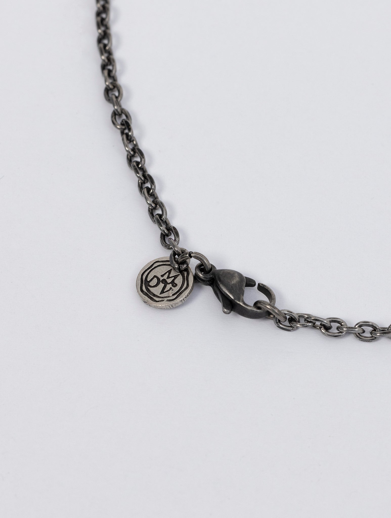 BLACK NECKLACE WITH CROSS