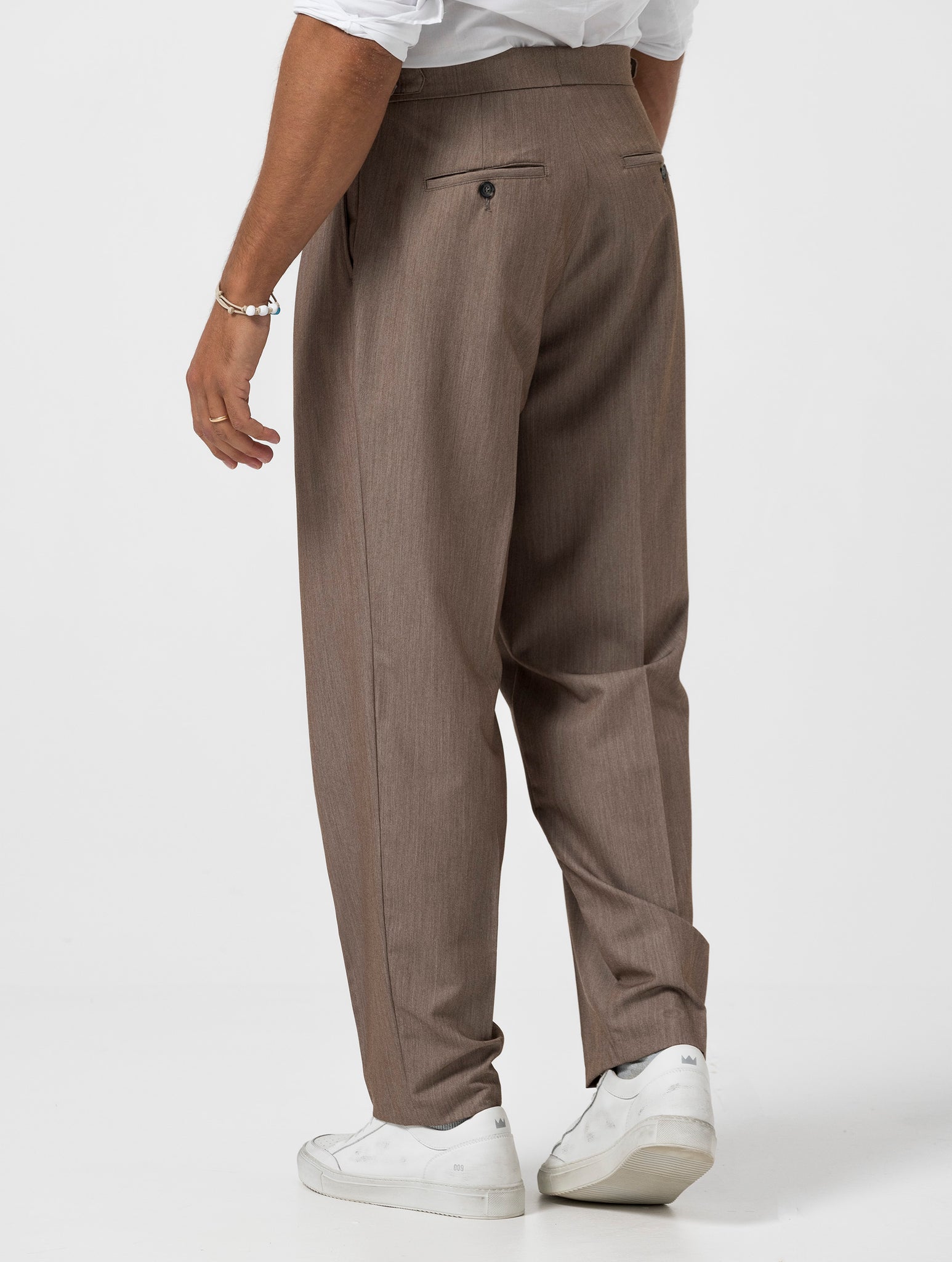 NICK FORMAL PANTS IN BROWN