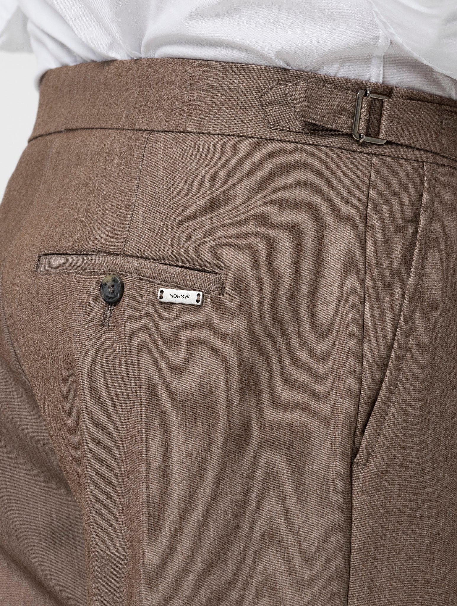 NICK FORMAL PANTS IN BROWN