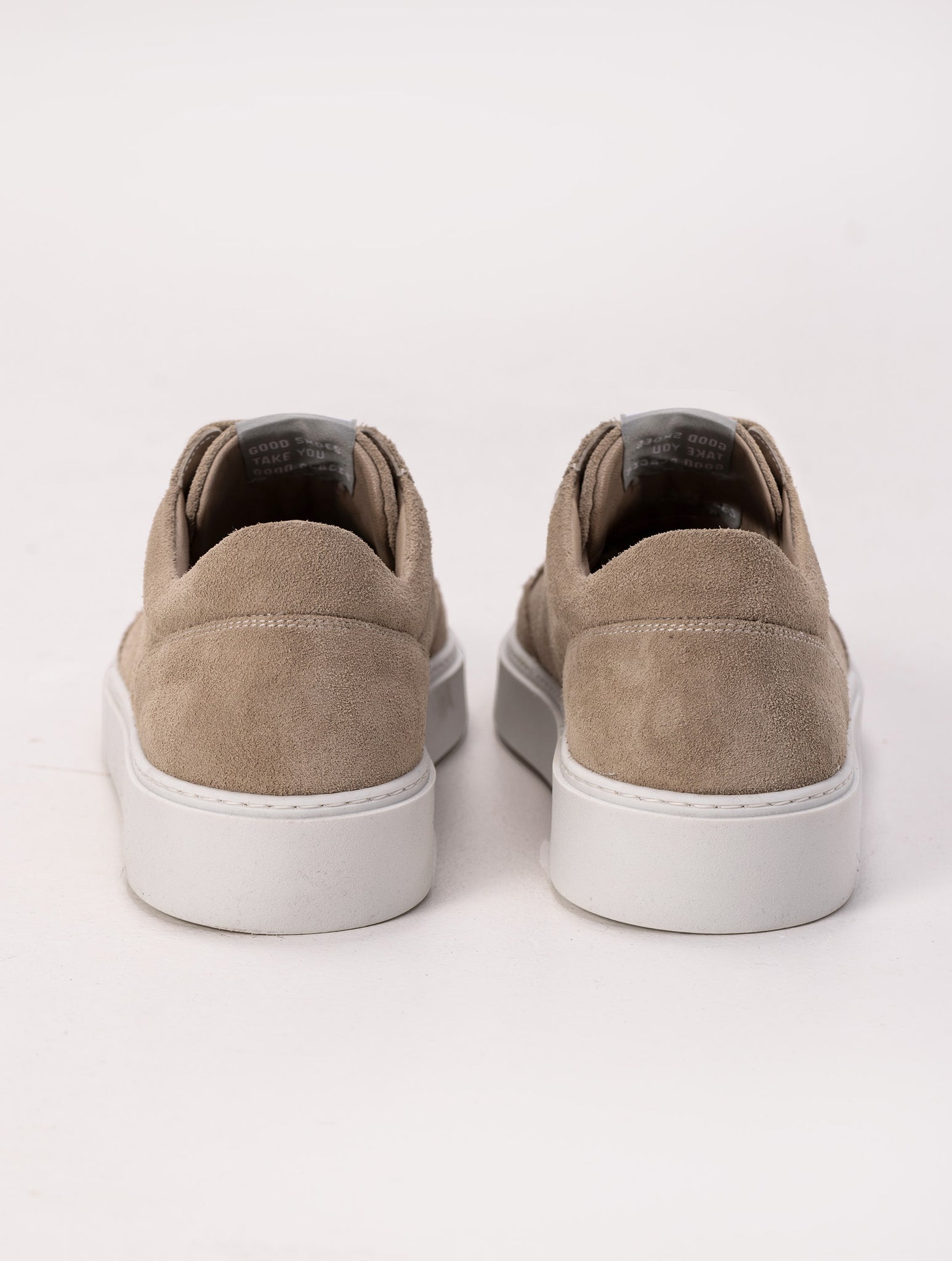 009 SNEAKERS SUEDE IN BEIGE