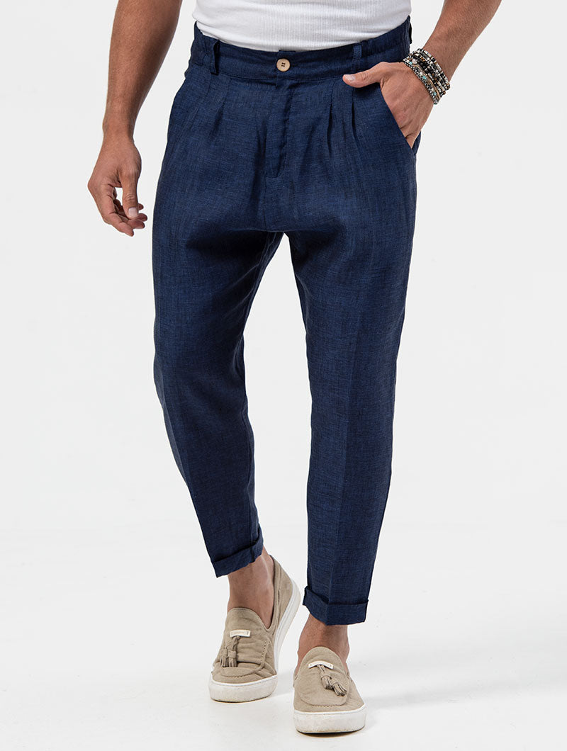 FEDRO CASUAL PANTS IN BLUE