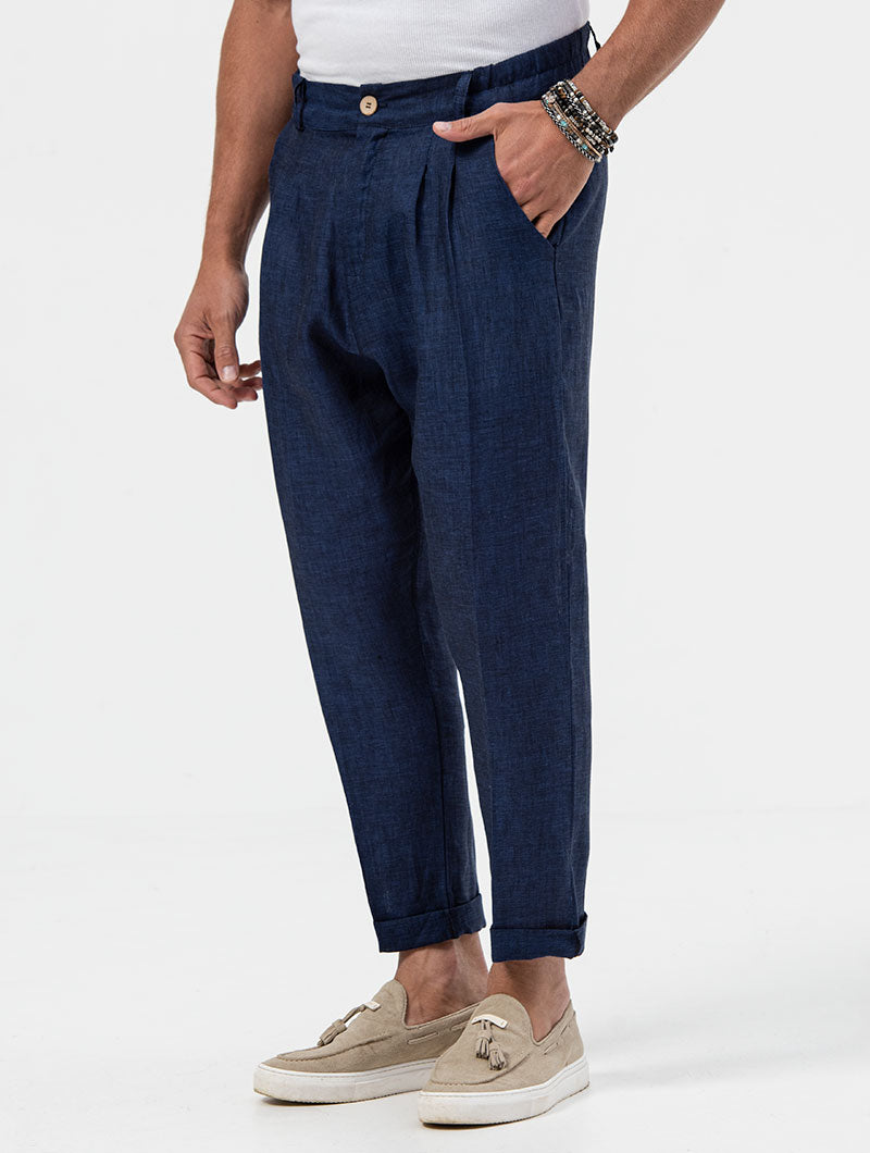 FEDRO CASUAL PANTS IN BLUE