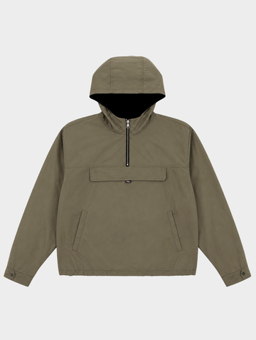 ANORAK AUS FUNKTIONSSTOFF IN GRÜN