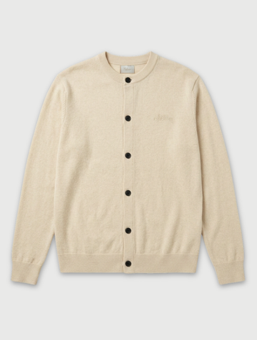 CARDIGAN LEGGERO IN BEIGE MELANGE