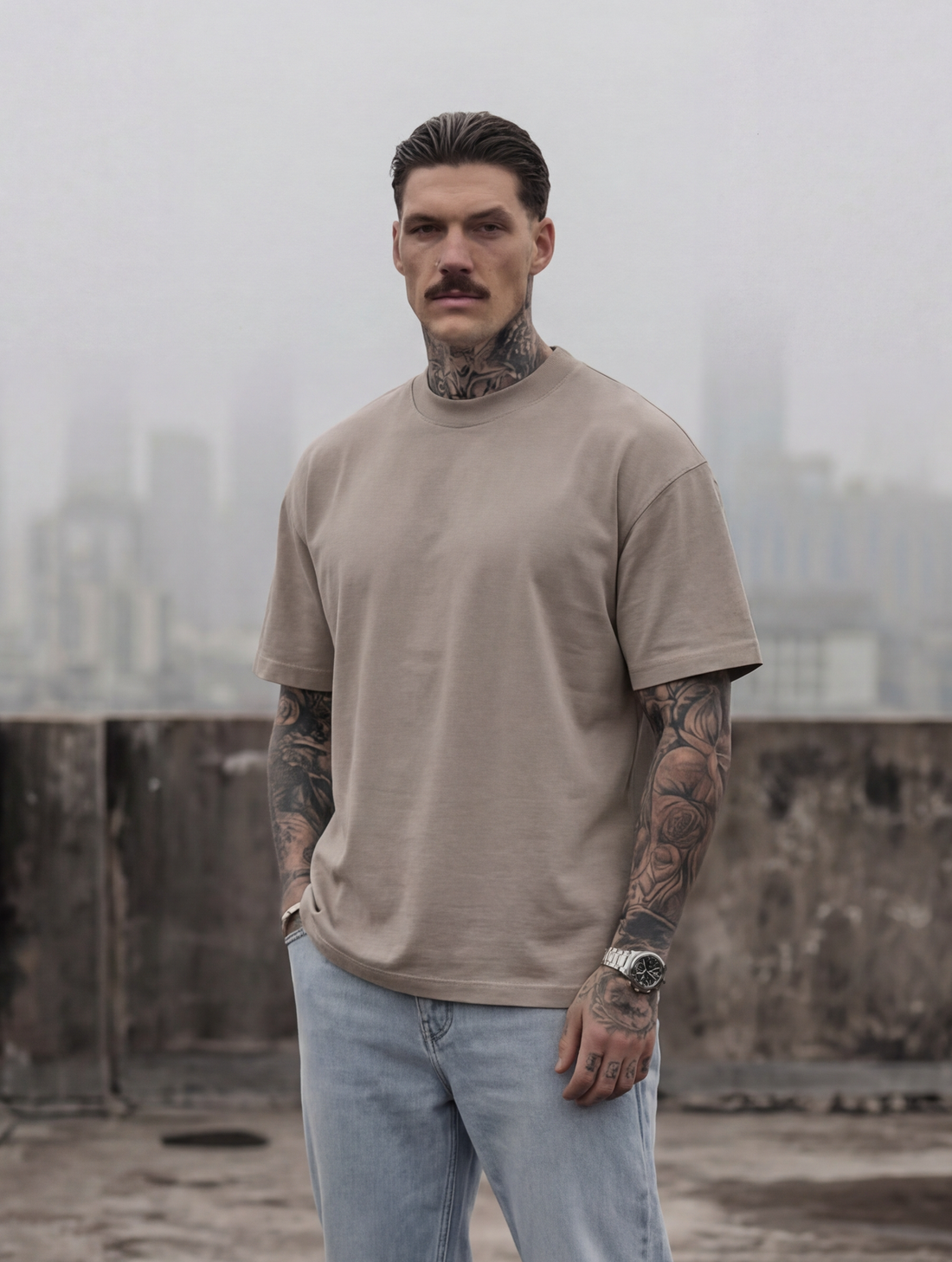 YORI BASIC T-SHIRT IN MUD