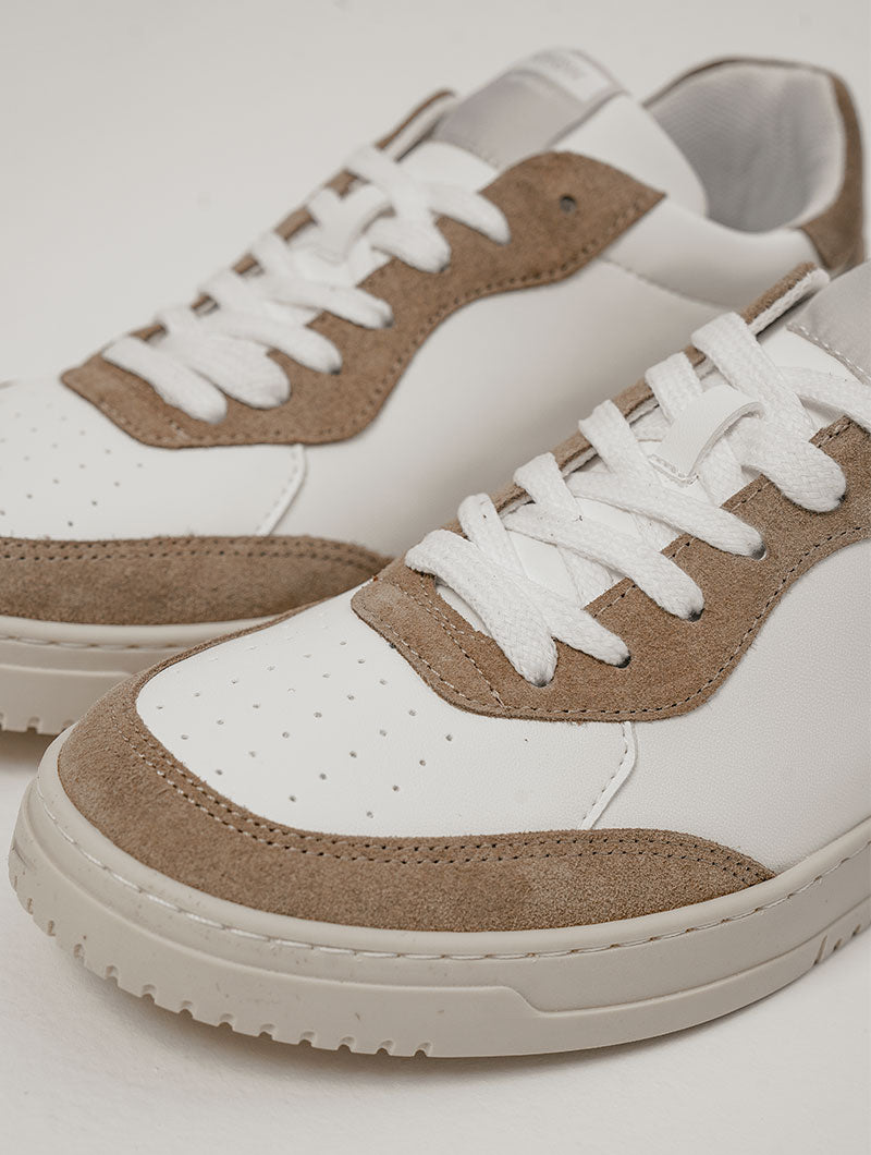 089 SNEAKERS IN BEIGE AND WHITE