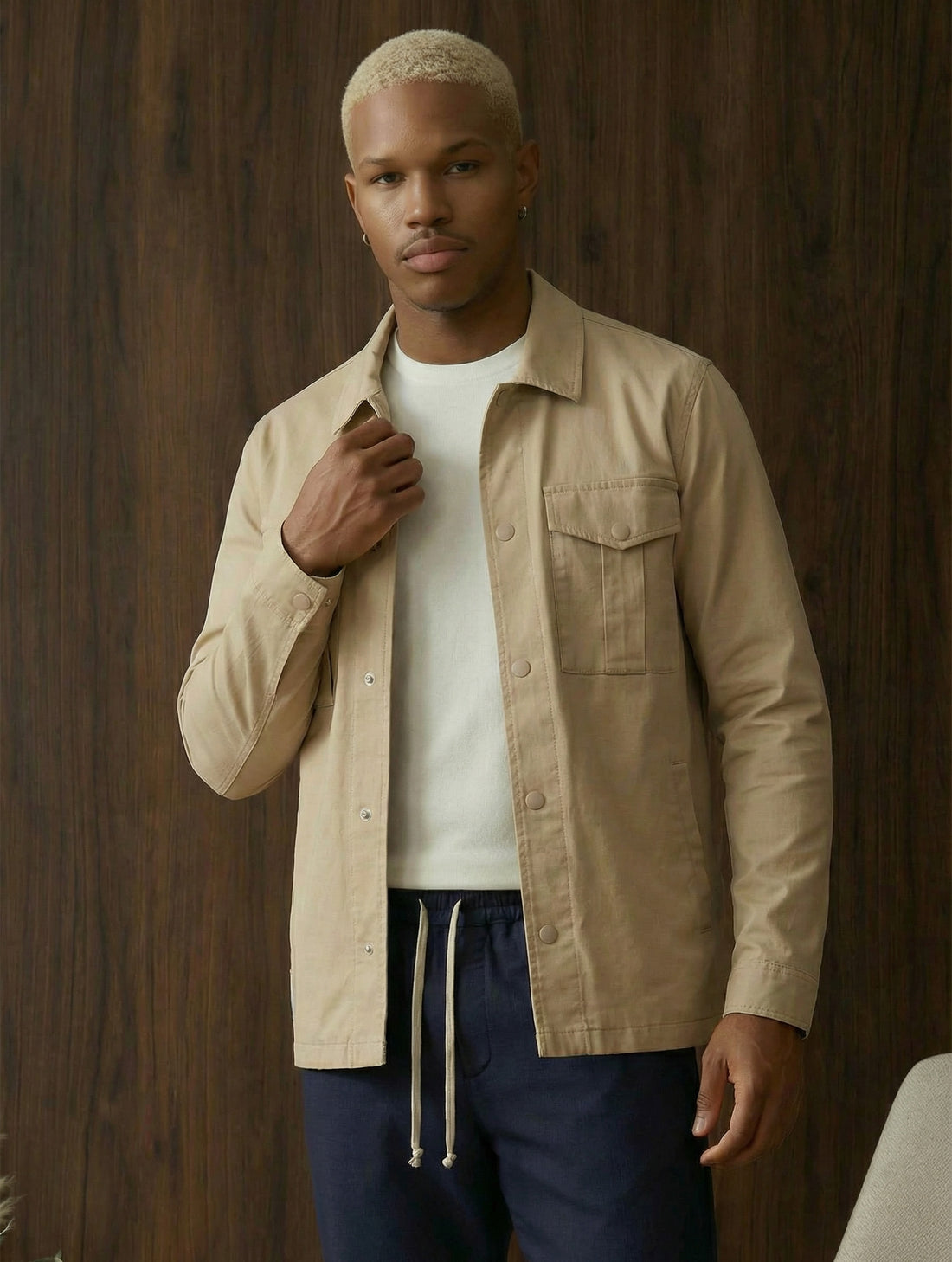 KIRK OVER SHIRT IN CREAM