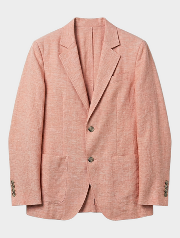 TITOS KORALLENROTER EINREIHIGER BLAZER