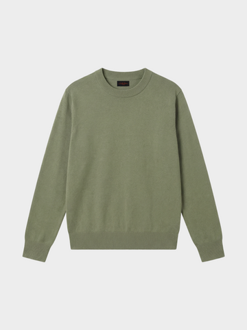 ROWAN PULL EN COTON VERT