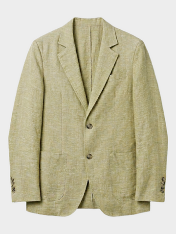 BLAZER SIMPLE BOUTONNAGE EN VERT ACIDE