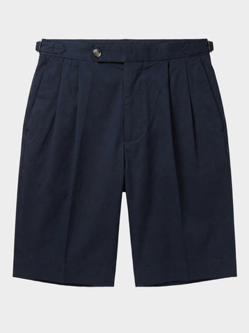 NICK  PANTALONCINI FORMALI BLU NAVY