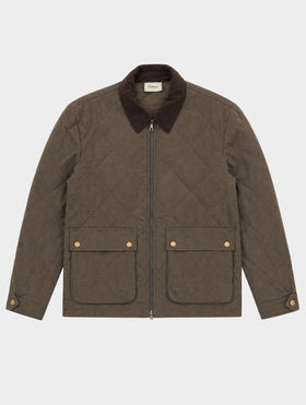 QUILTED JACKET IN GREEN