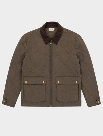 QUILTED JACKET IN GREEN