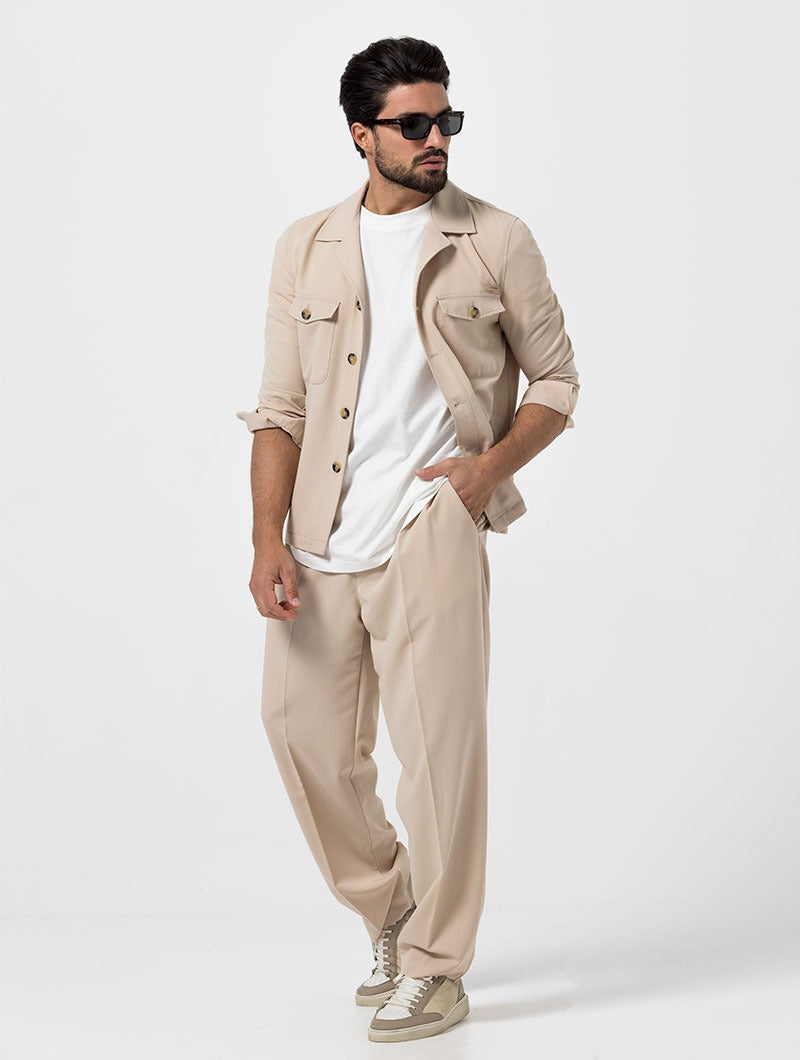 ANDREW CASUAL SUIT IN CAMEL