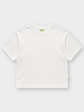 MAGLIETTA BASIC CROPPED BIANCA