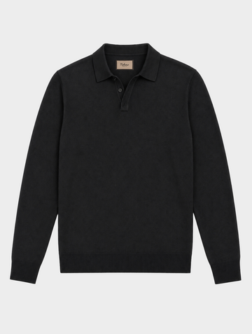 MAGLIONE POLO NERO