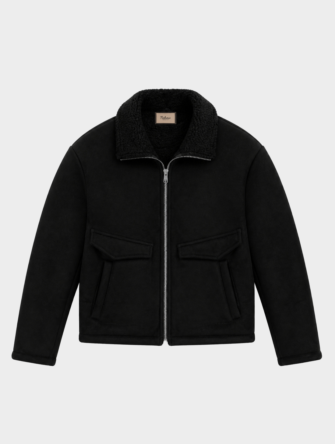 SHEARLING JACKET IN BLACK