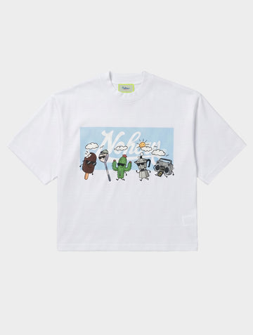 NOHOW SUMMER T-SHIRT IN WHITE