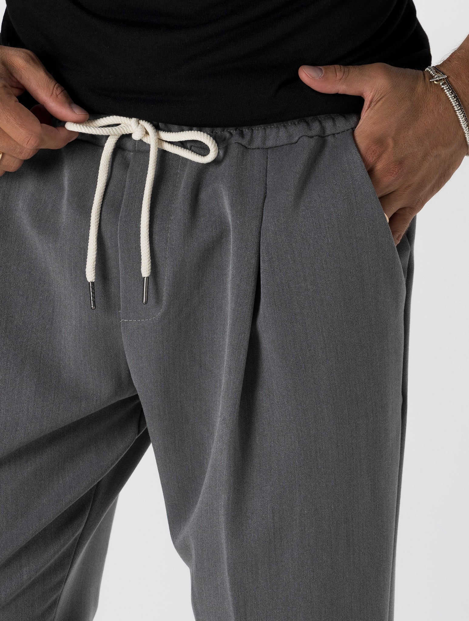 BARRIE PANTALONI CASUAL GRIGI