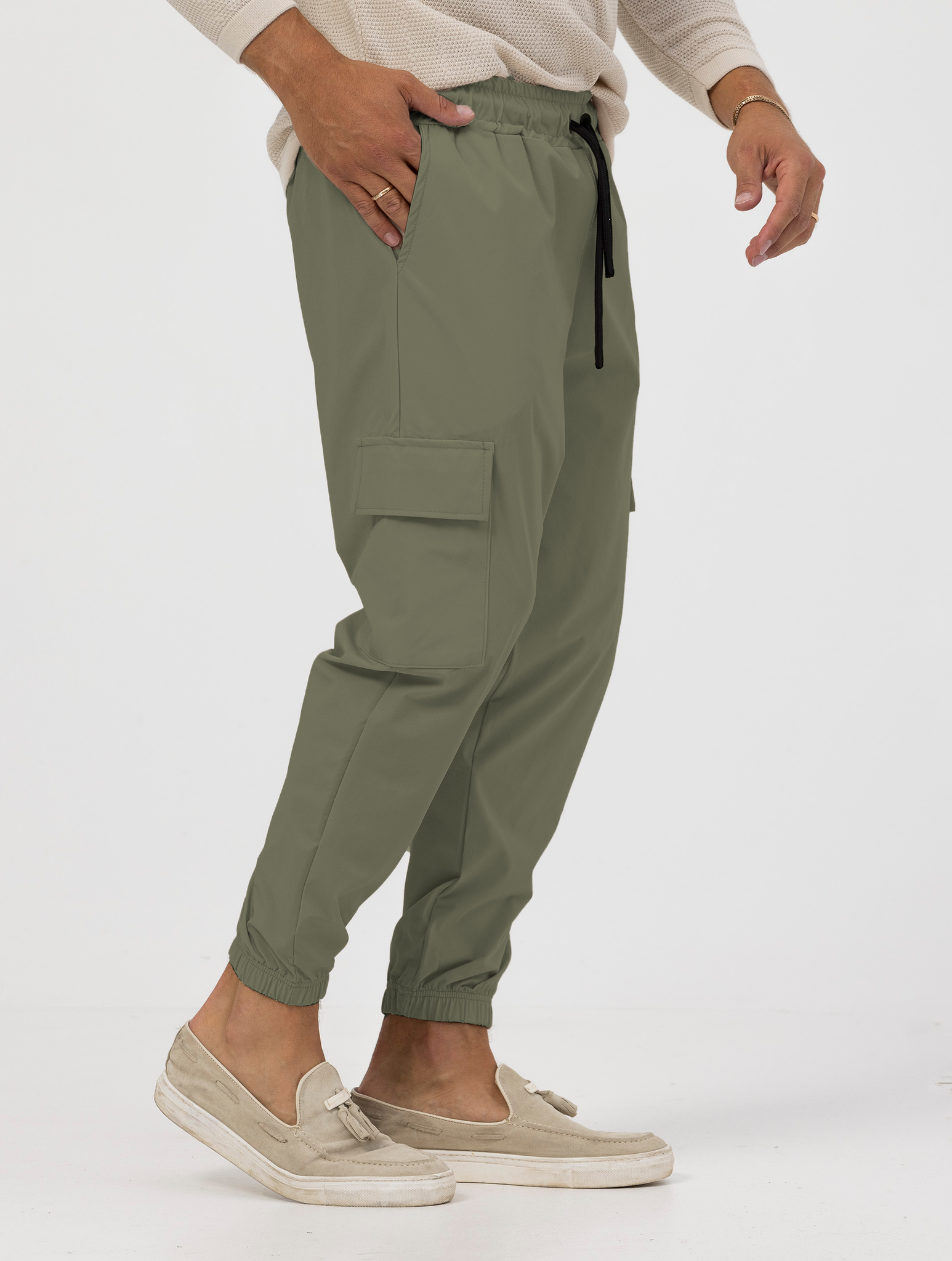 RENNY PANTALON CARGO VERT